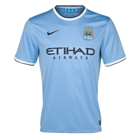 2013-14Manchester City Retro Home Jersey